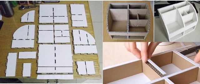 Cách làm kệ sách bằng giấy carton đơn giản và nhanh chóng